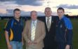 Antrim Representative to Ulster Danny McLernon is pictured here with Uachtaran Christy Cooney and his two sons Kevin and Donal